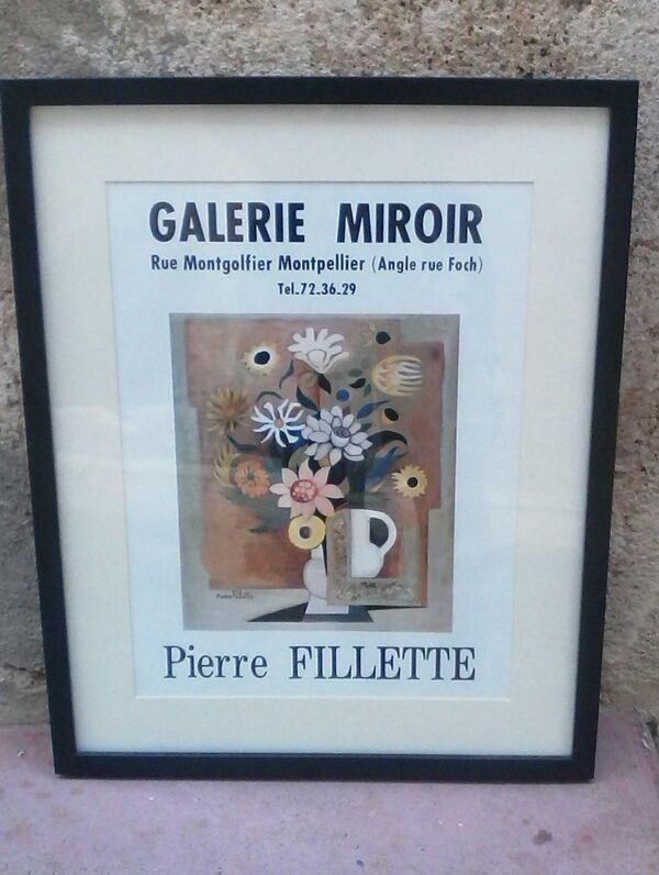 Affiche Galerie Pierre Fillette