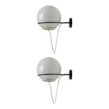 Pair of Gino Sarfati style wall lights