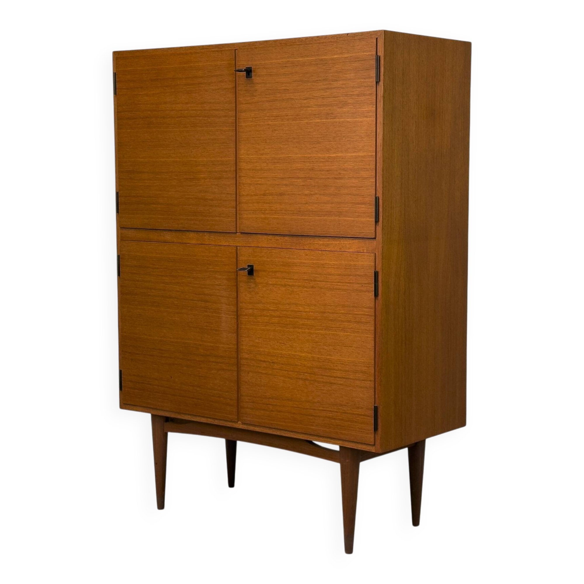 Mid-Century Teak Highboard Cabinet, 1963