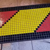 Metal coffee table and tiles year 50