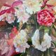 Still life with a bouquet of flowers.