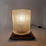 Oak night light lamp 1940/1950