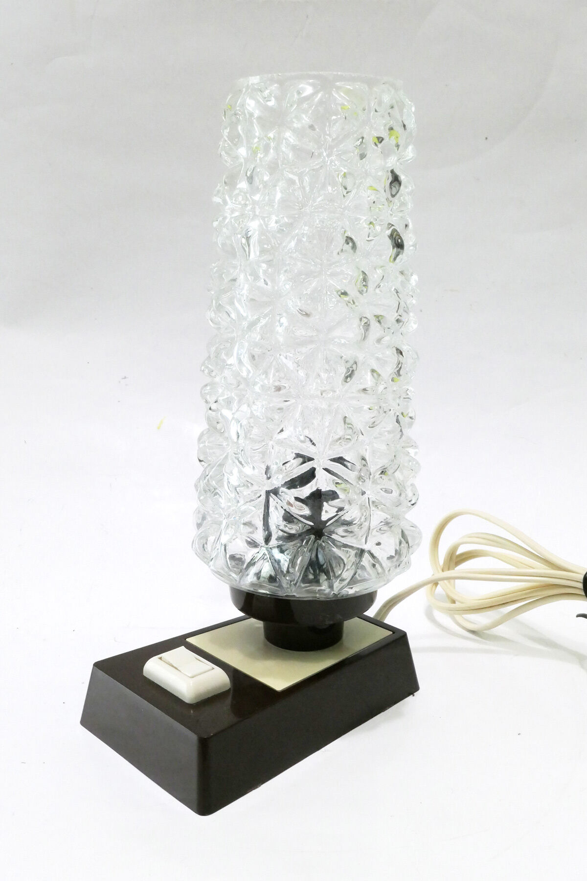 Trio of vintage bedside lamps 1960s-70s