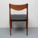 1960s diningchair in teak and leather