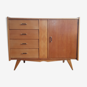 Buffet scandinave vintage en bois