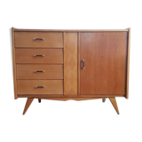 Vintage Scandinavian wooden row