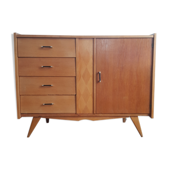 Vintage Scandinavian wooden row