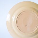 grand plat rond en Terre de Fer, XIXème