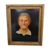 Oil portrait signed by Félix Courché 1934