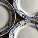 3 assiettes à dessert