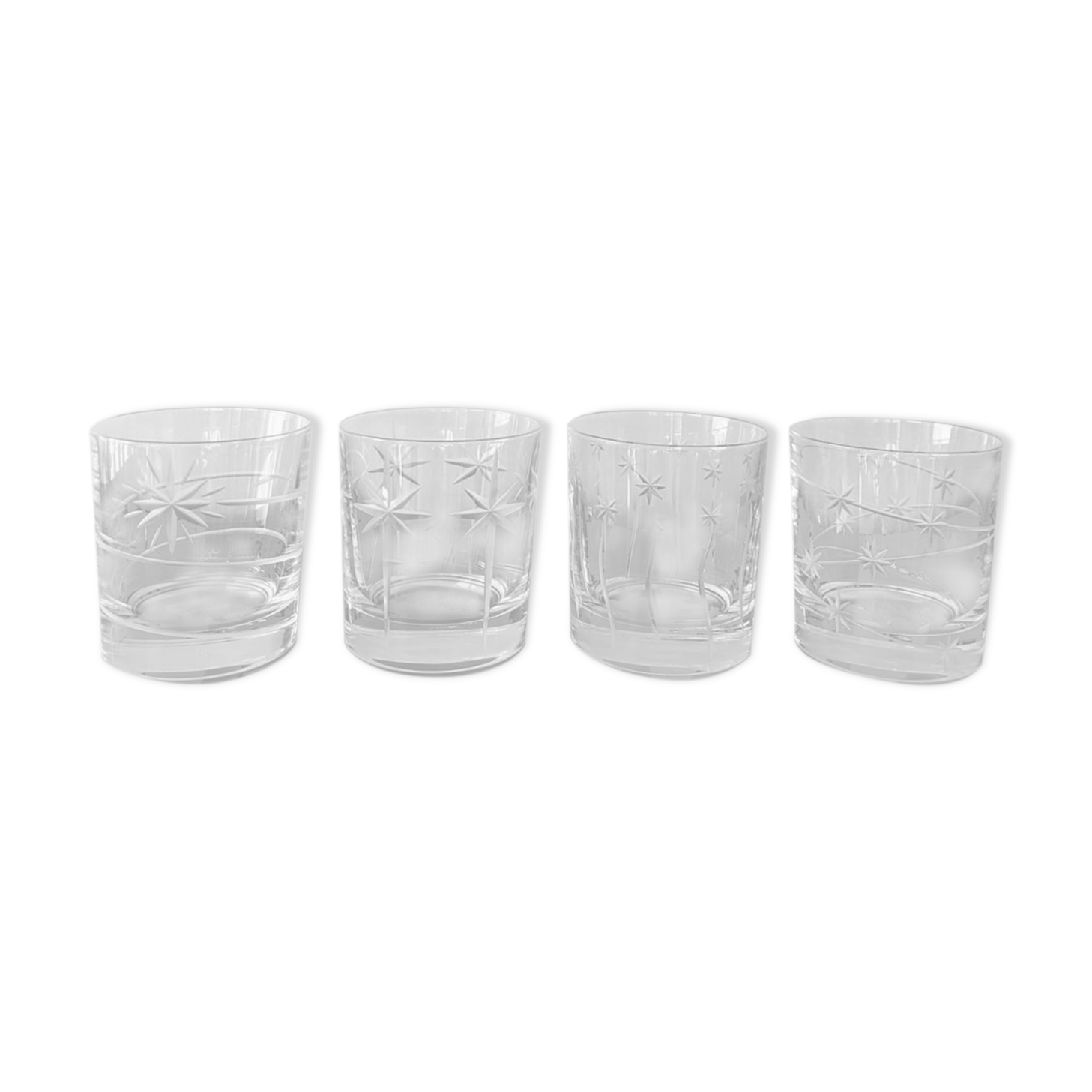 Lot de 4 verres a whisky