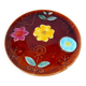 Vintage floral plate, Sarreguemines 1970