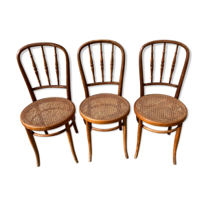 set de 3 chaises bistrot