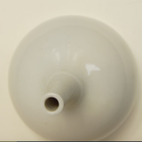 White ceramic vase by Rene Devie France 1972