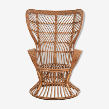 Gio Ponti rattan chair