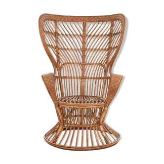 Gio Ponti rattan chair