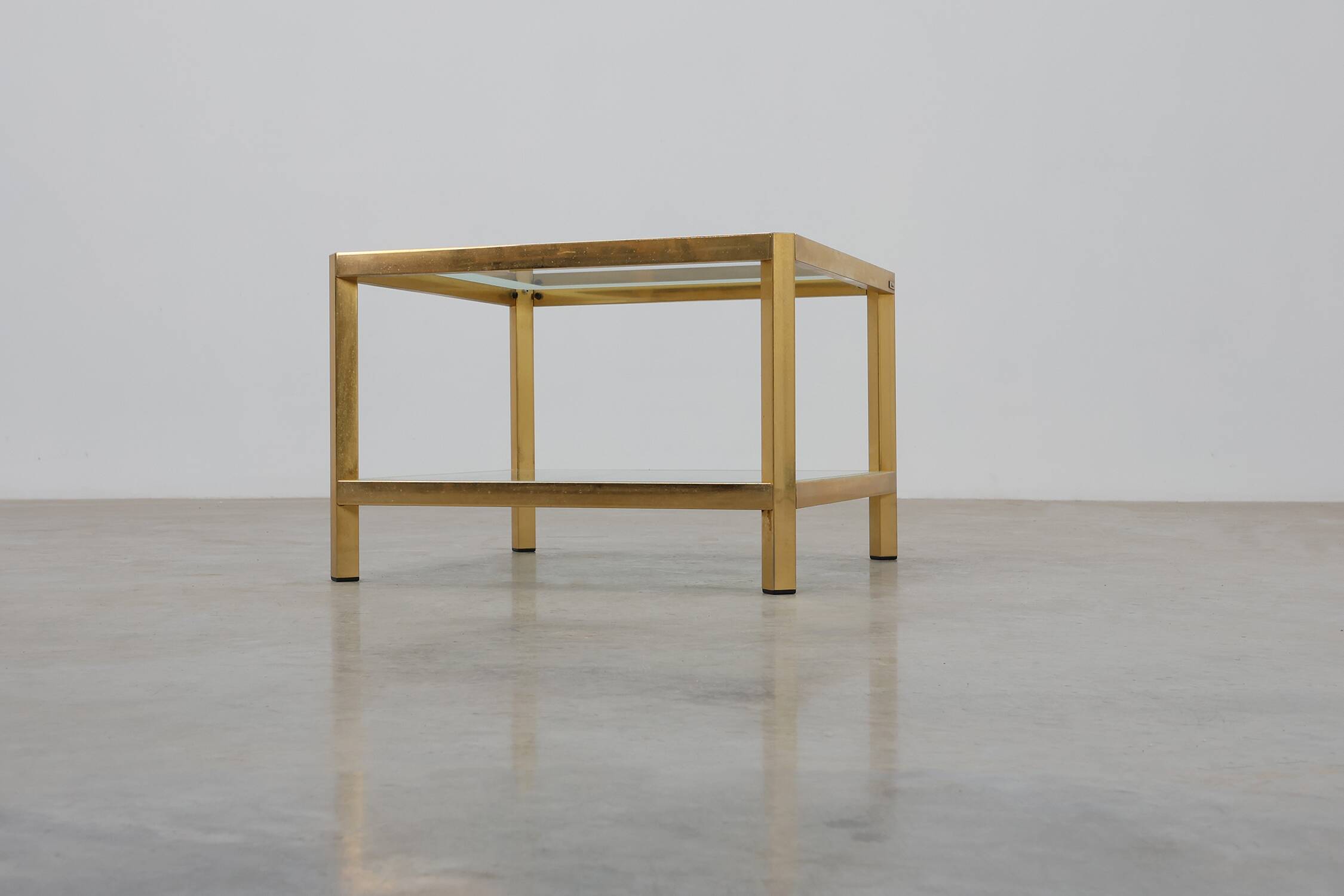 Table basse carrée Mid-Century par Fedam, Belgique