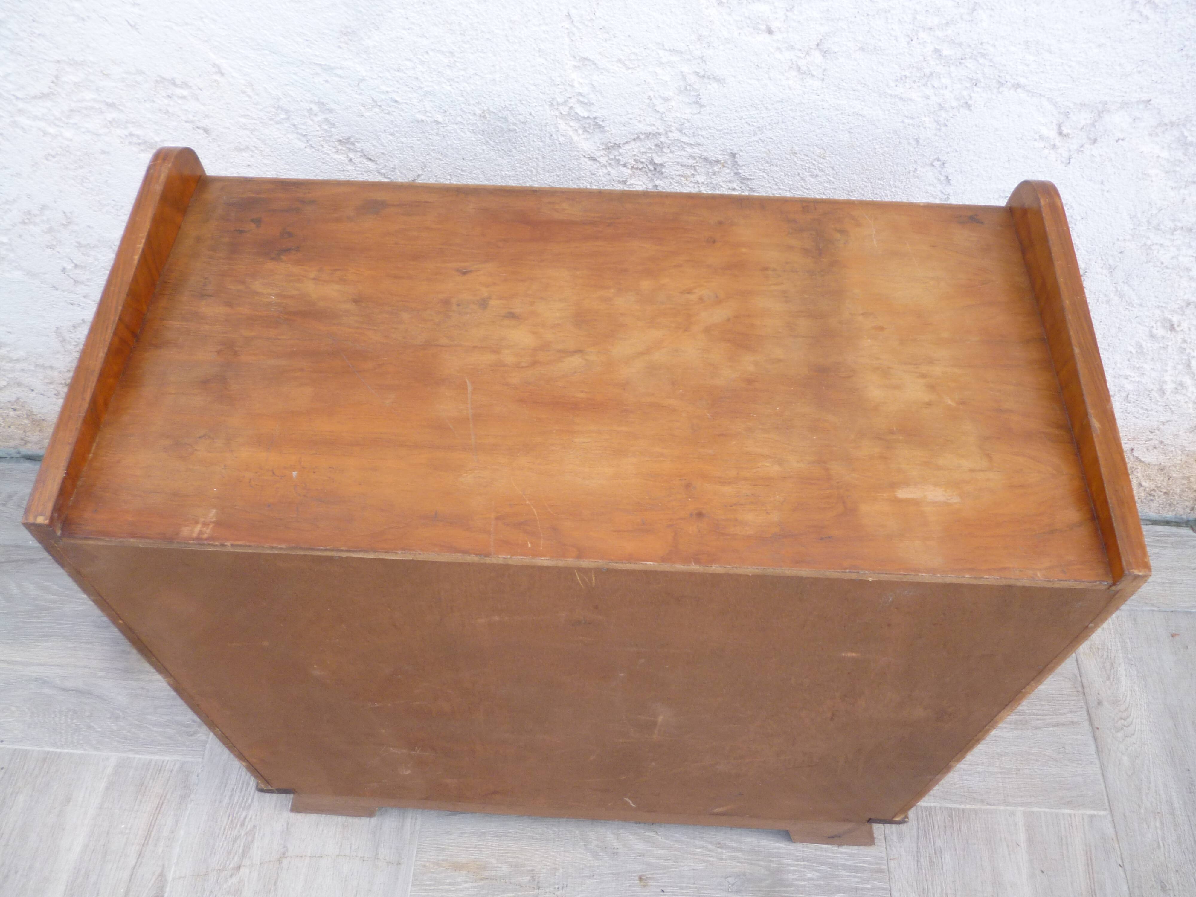 Vintage TV cabinet with drawers