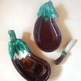 Eggplant set in slurry