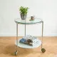 Round dessert table / side table or bedside table — design Ehlen Johansson