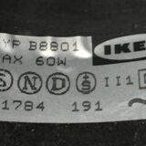 Vintage Postmodern Eno table lamp in glass and terrazzo from Ikea, 1990s.