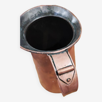Copper jug pitcher vase