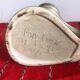 Old stoneware candlestick signed Bastien le Pemp Quimper
