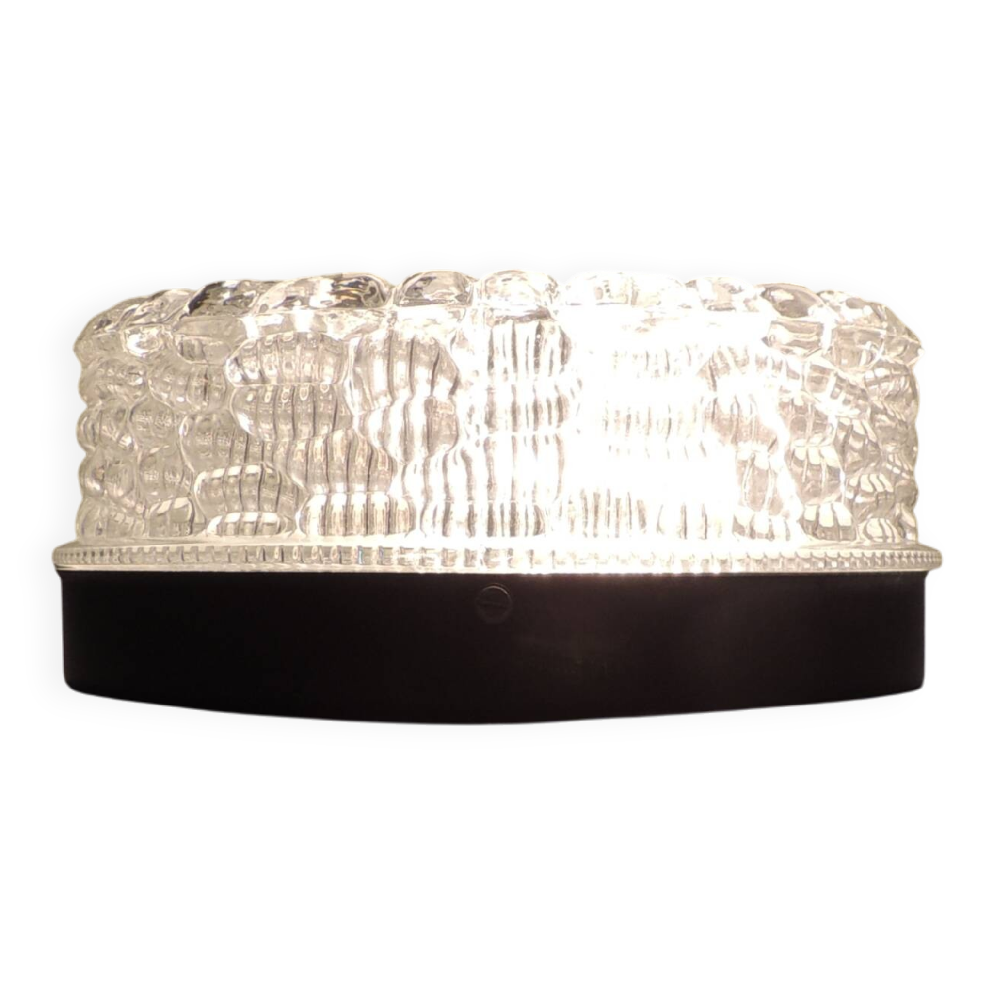 Vintage RZB ceiling light with bubble glass from the 1970s – Industrial wall light