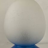 80s glass paste egg lamp
