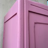 Pink knitted cabinet