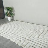 Pure natural wool Berber rug for your living room, size 150 x 250 cm.