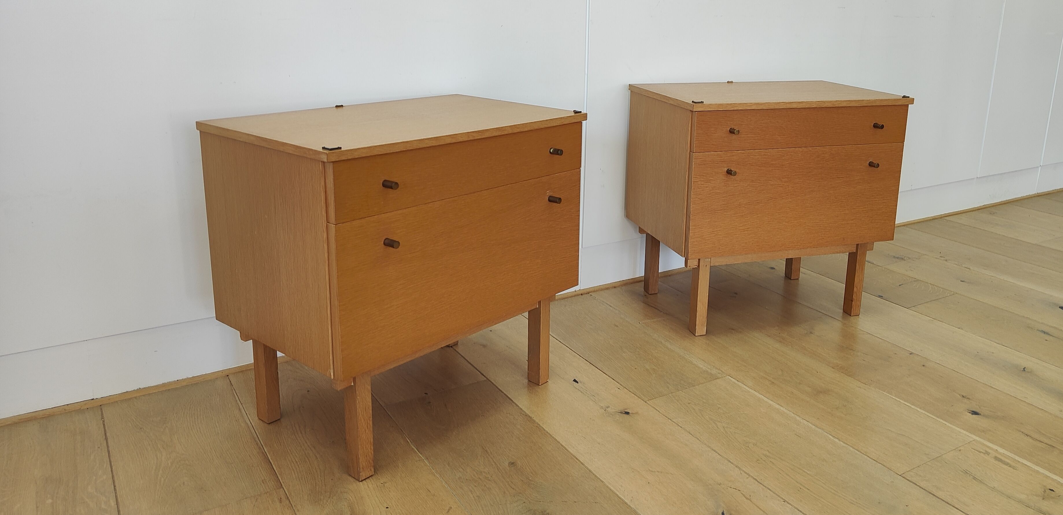 Set of 2 bedside tables from the middle of the century