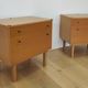 Set of 2 bedside tables from the middle of the century