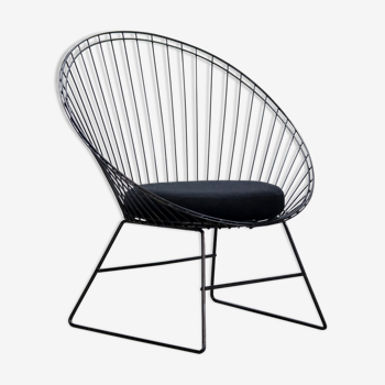 Dutch wire chair by C. Braakman and A. Dekker for Pastoe and Tomado