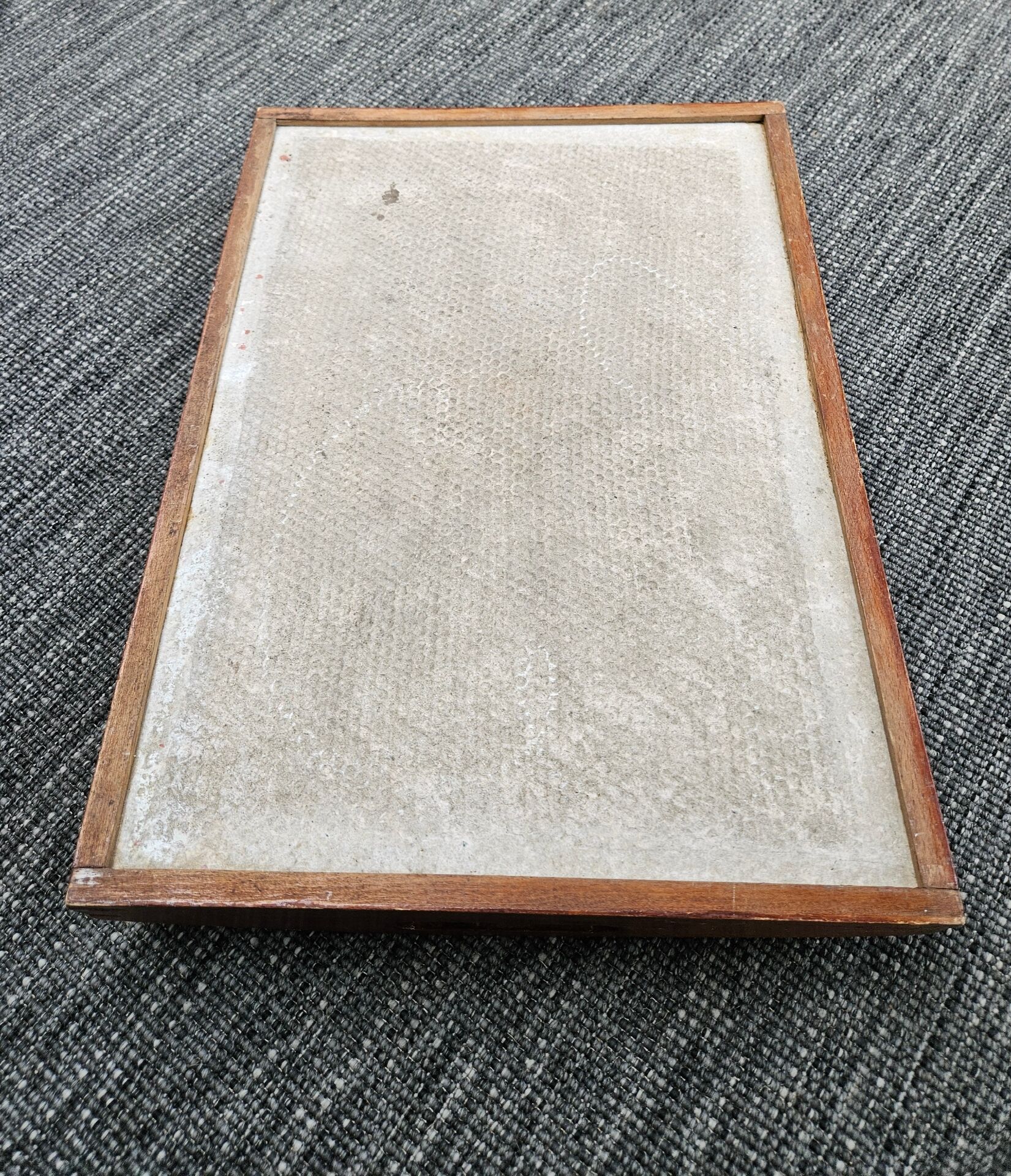 Large solid wood serving platter