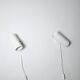 C-1582 Tubular Wall Lamps In White By Raak Amsterdam, The Netherlands 1960S