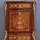 Secretary in precious wood marquetry, Transition style, Napoleon III period – Mid-19th century