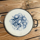 Art Nouveau cake tray/plate. Iron handles/rings