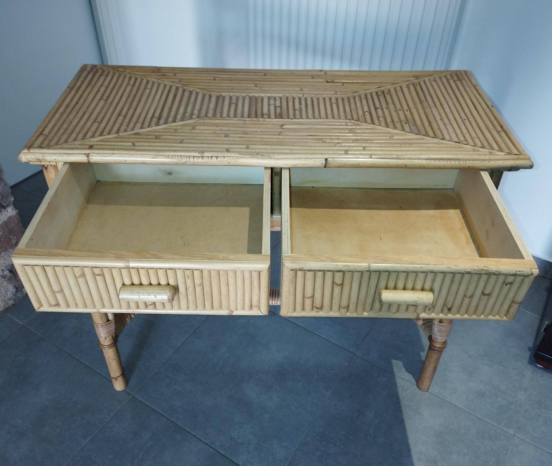 Vintage console attributed to Vivai del Sud.