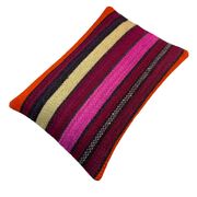 Vintage turkish kilim cushion cover, 30 x 50 cm