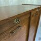 Vintage double-door filing cabinet