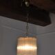 Venini pendant lamp, murano tubular glass, Italy, 1970