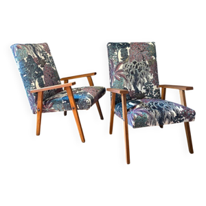 Paire de fauteuils scandinaves