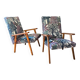 Paire de fauteuils scandinaves restaurés