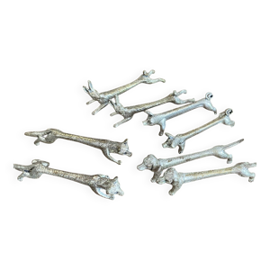 suite de 8 porte-couteaux