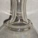 Old flange glass carafe