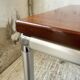 Ernst Moeckl 1960s teak desk with chrome base