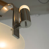 Machine age / functionalism chandelier, 1930s, restored