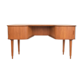 Bureau en teck norvégien du milieu du siècle, années 1960.