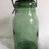 Old jar with stirrups - 3/4 liter